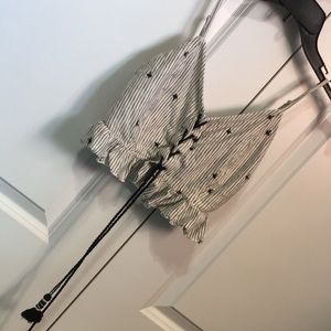 American eagle laced crop top